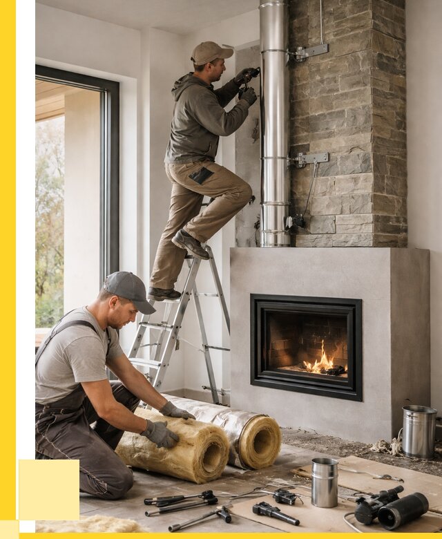 Монтаж дымоходов для каминов в Дедовске от 16493 р. ЭриданДдв