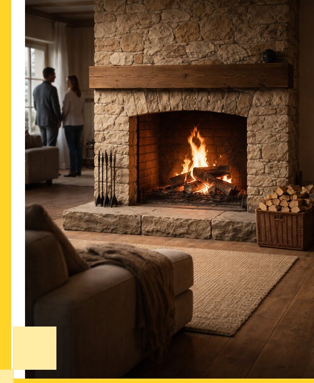 Открытые камины под ключ в Дедовске от 164925 р. ЭриданДдв