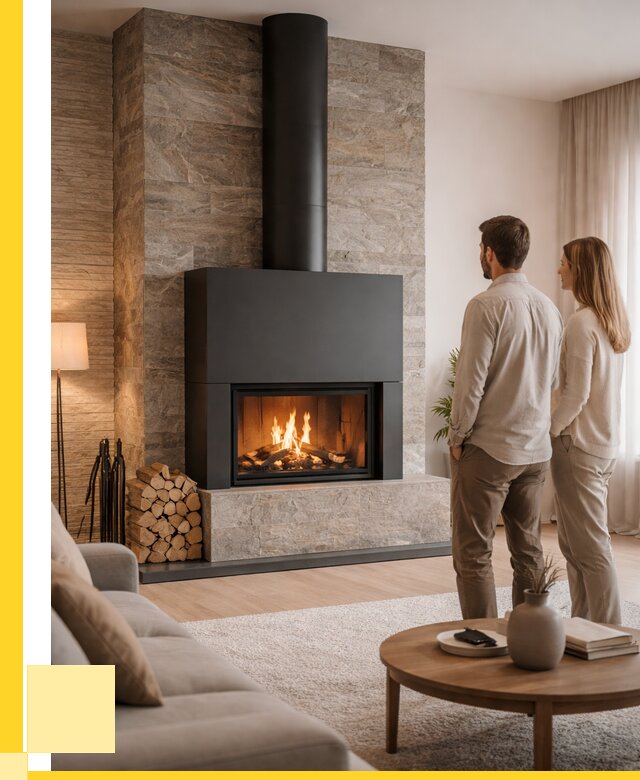 Закрытые камины под ключ в Дедовске от 131940 р., ЭриданДдв