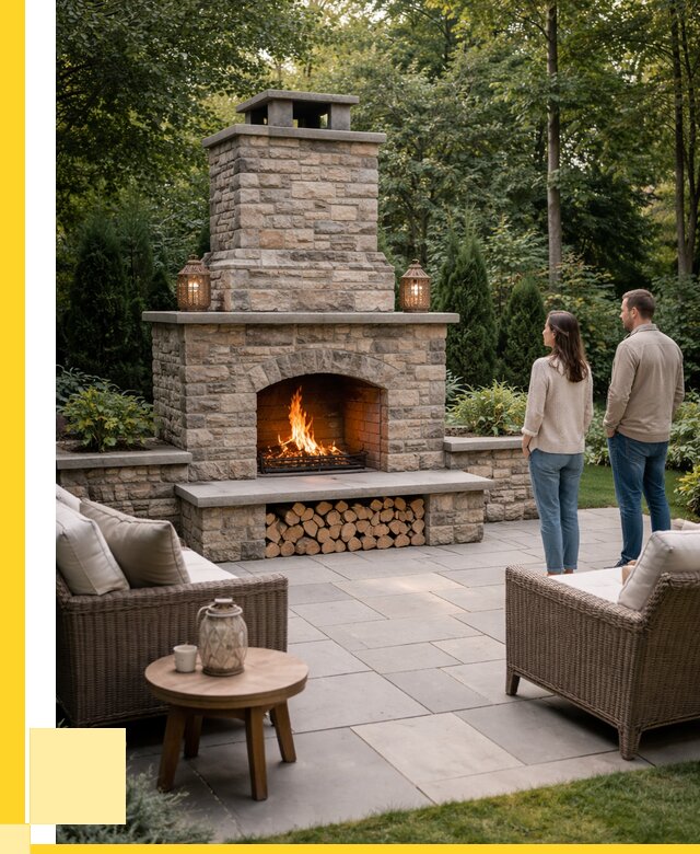 Уличные камины из кирпича в Дедовске от 164925 р. | ЭриданДдв