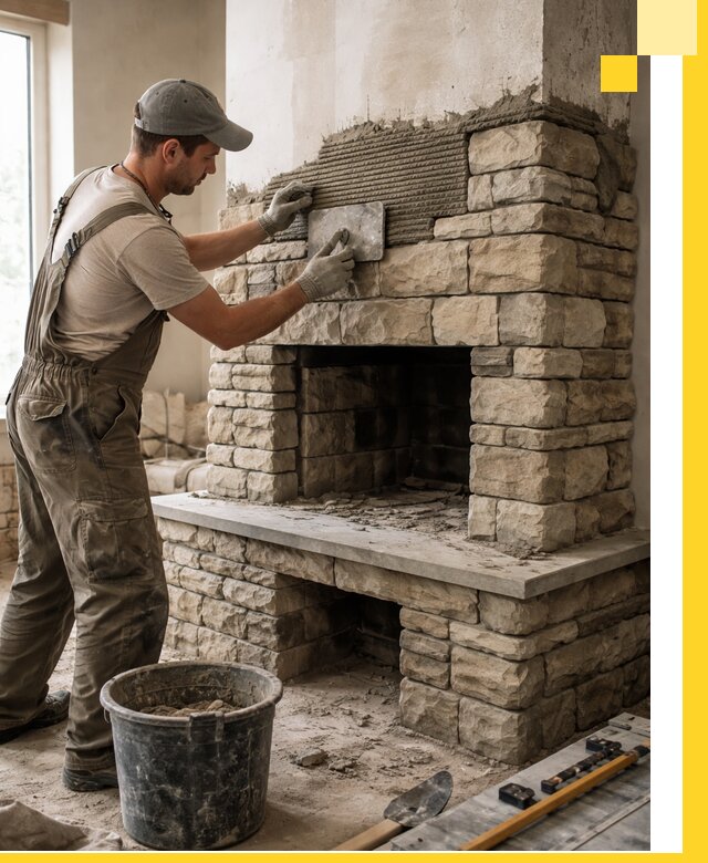 Строительство каминов под ключ в Дедовске от проектирования до монтажа