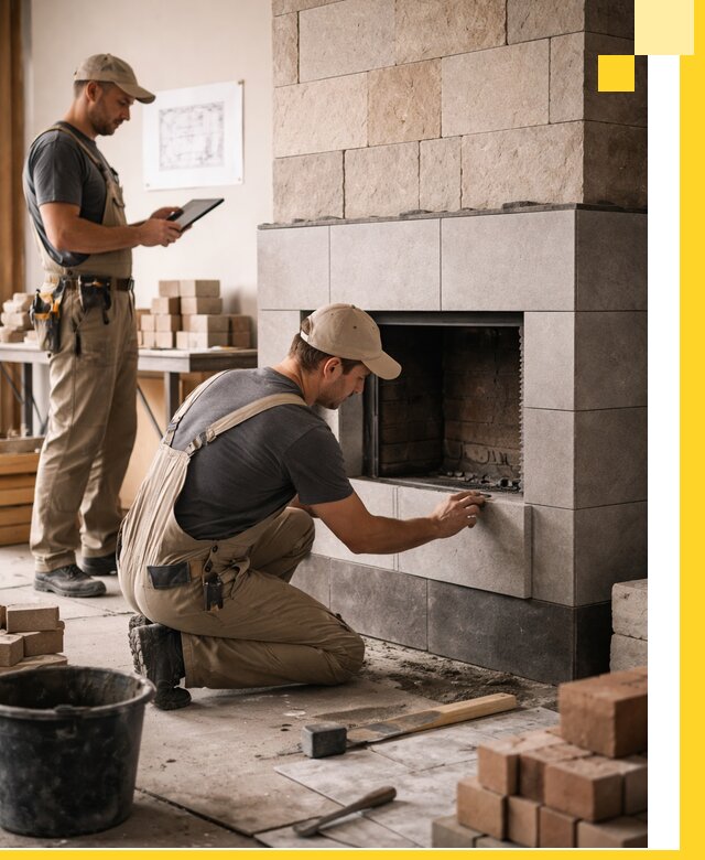 Индивидуальные проекты каминов и каминных систем в Дедовске