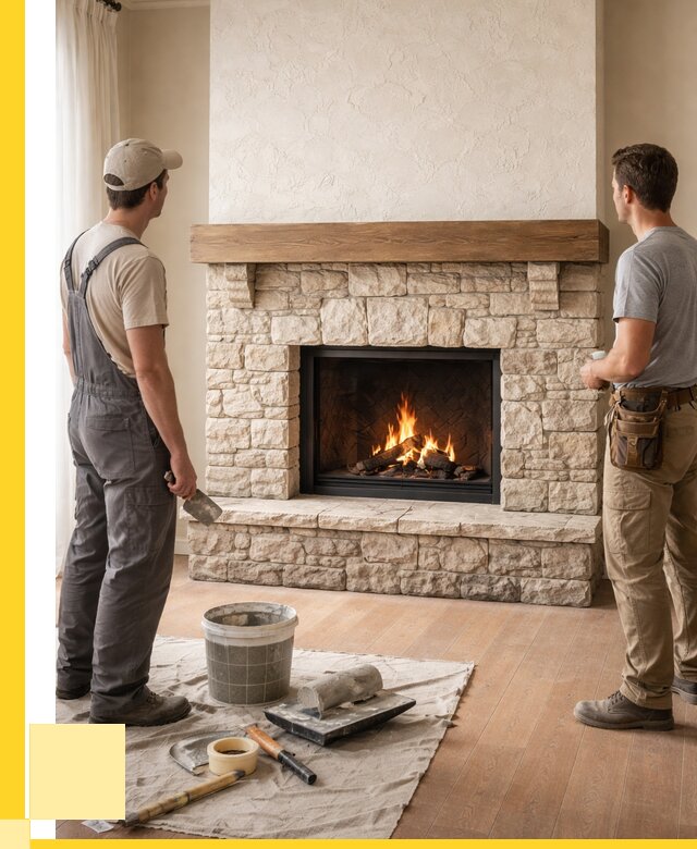 Отделка каминов в Дедовске от 7147 р. под ключ | ЭриданДдв