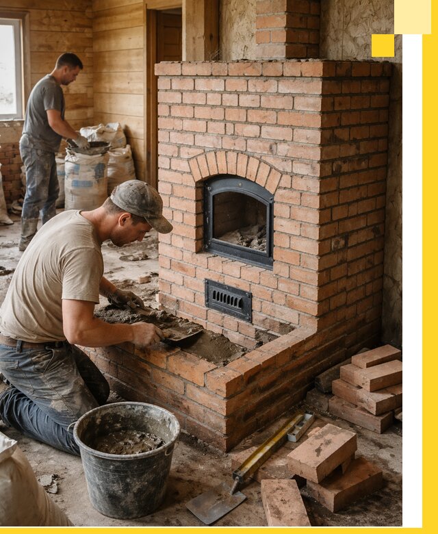 Профессиональное строительство печей в Дедовске под ключ