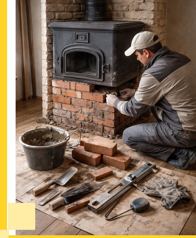 Ремонт печей в Дедовске от 13194 р., услуги печника ЭриданДдв