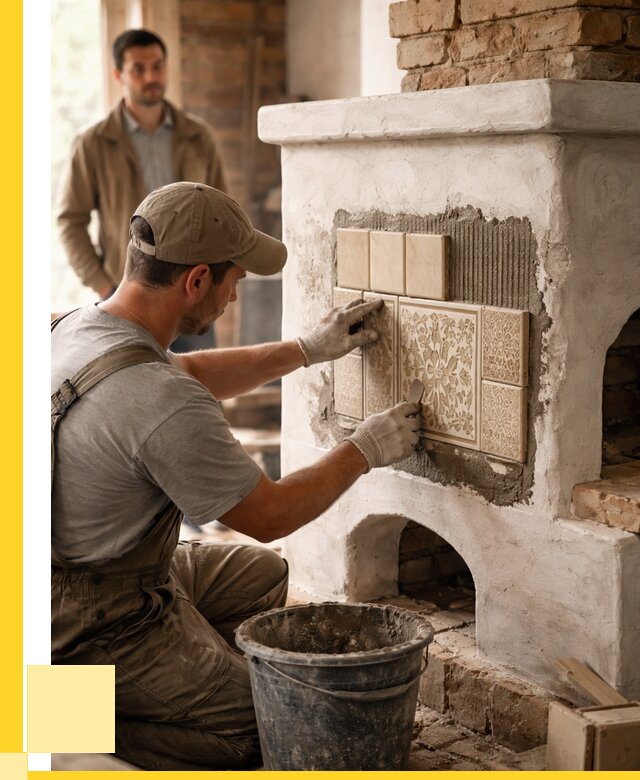 Отделка печей и банных печей в Дедовске от 38483 р. | ЭриданДдв