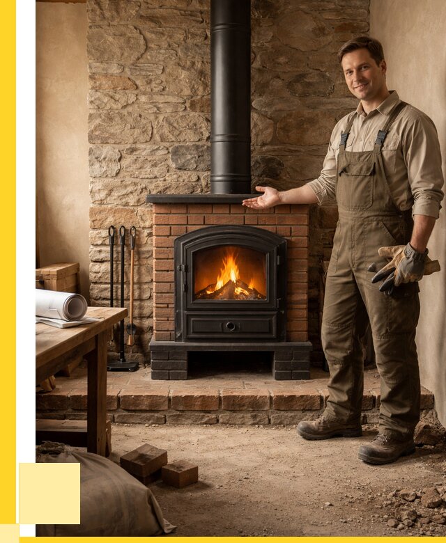 Печи отопительные из кирпича в Дедовске от 87960 р., ЭриданДдв