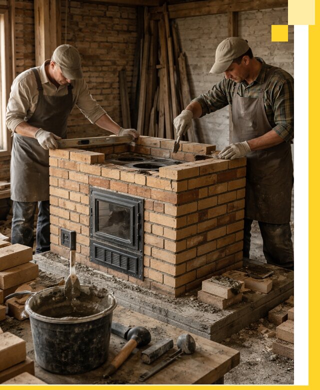 Изготовление и установка варочных печей под ключ в Дедовске