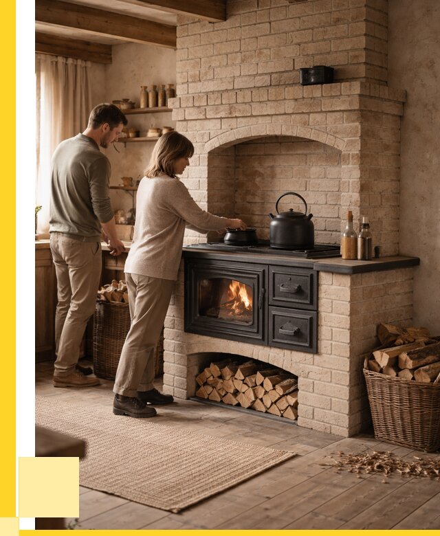 Печи с плитой в Дедовске от 49478 р. | ЭриданДдв — кирпичная печь