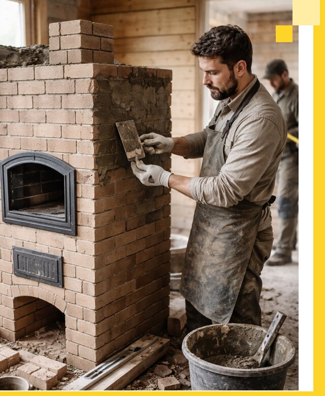 Изготовление и установка печей-шведок под ключ в Дедовске