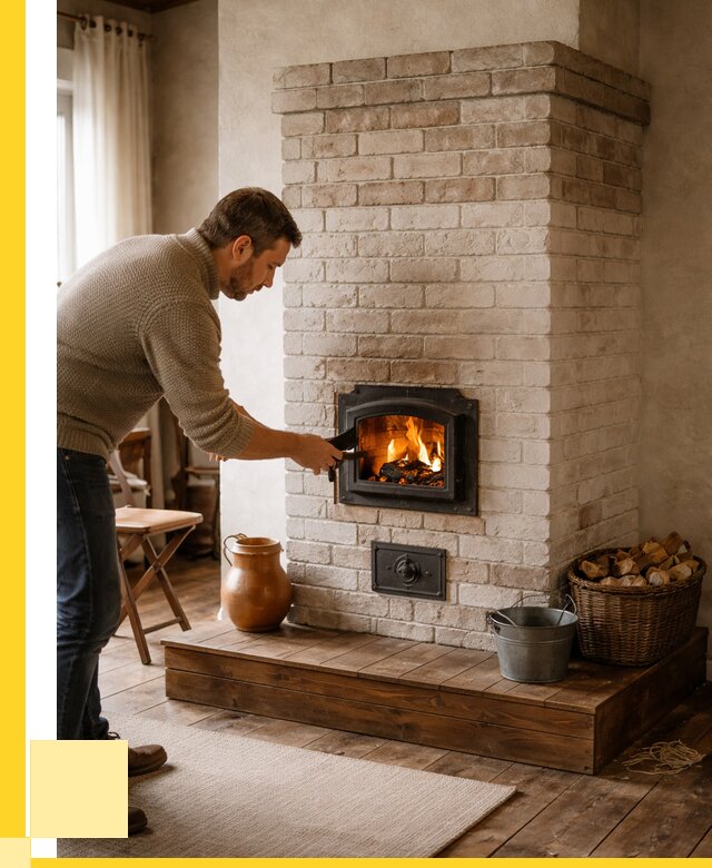 Печь голландка из кирпича в Дедовске от 93458 р. | ЭриданДдв