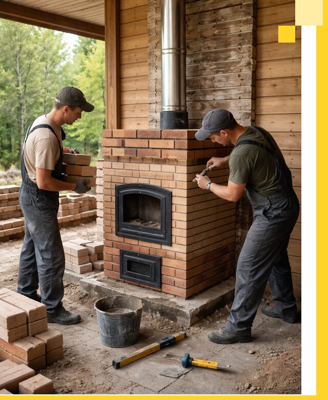Производство и установка дачных печей под ключ в Дедовске