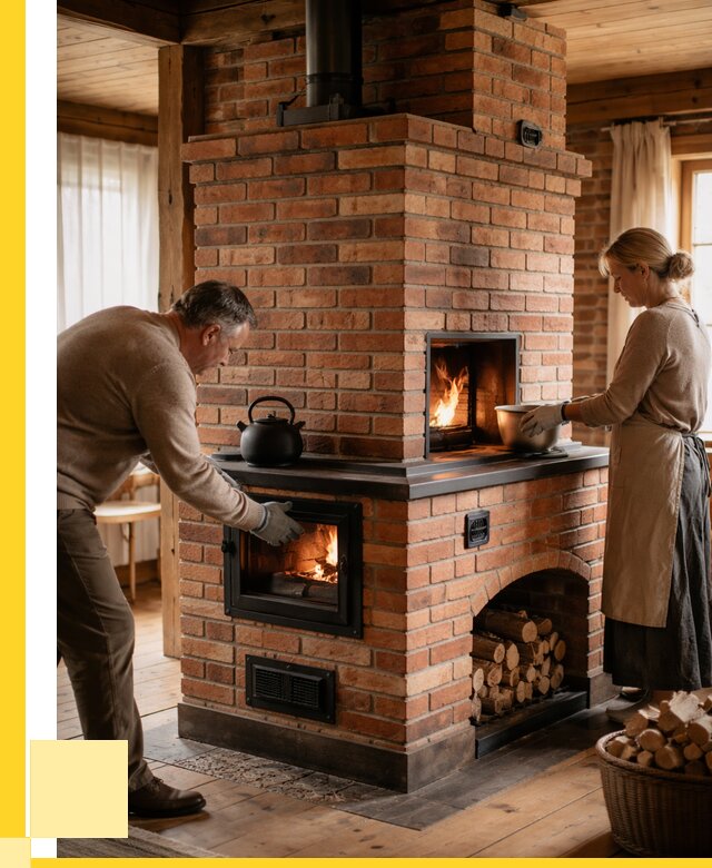 Печи для загородного дома под ключ в Дедовске от 87960 р. | ЭриданДдв