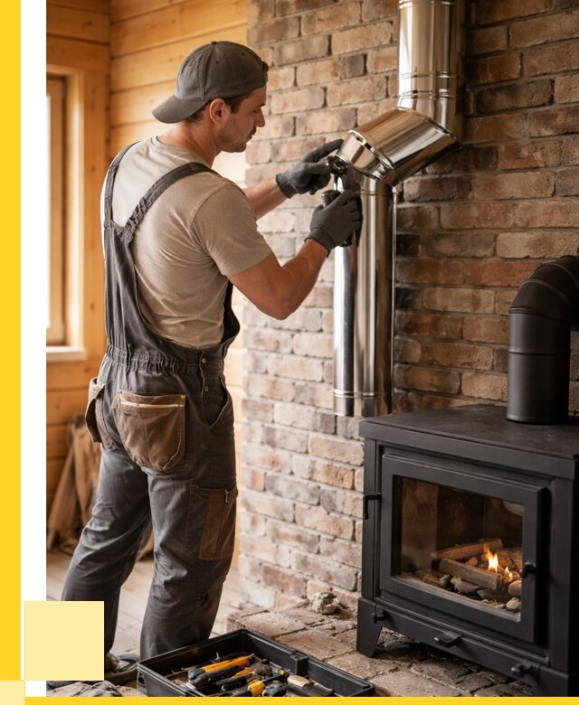 Монтаж дымоходов для печей в Дедовске от 8246 р. | ЭриданДдв