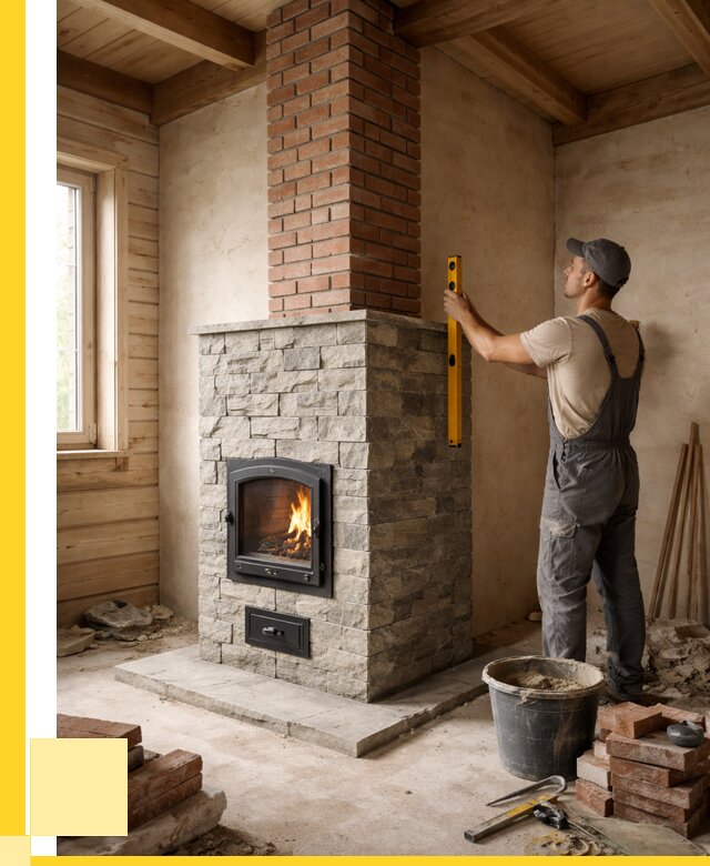 Печи и дымоходы под ключ в Дедовске от 49478 р., ЭриданДдв