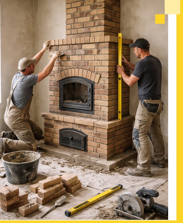 Продажа и установка печей и каминов для дома под ключ в Дедовске