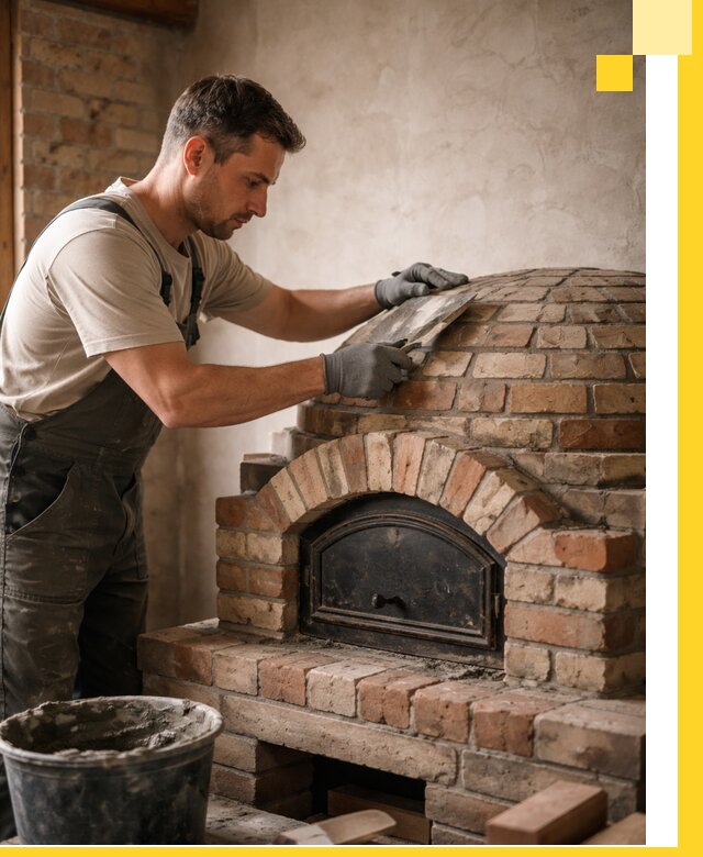 Изготовление и монтаж помпейских печей на заказ в Дедовске