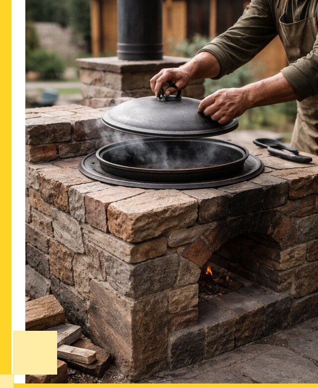 Печи для казана в Дедовске по цене от 19791 р. | ЭриданДдв