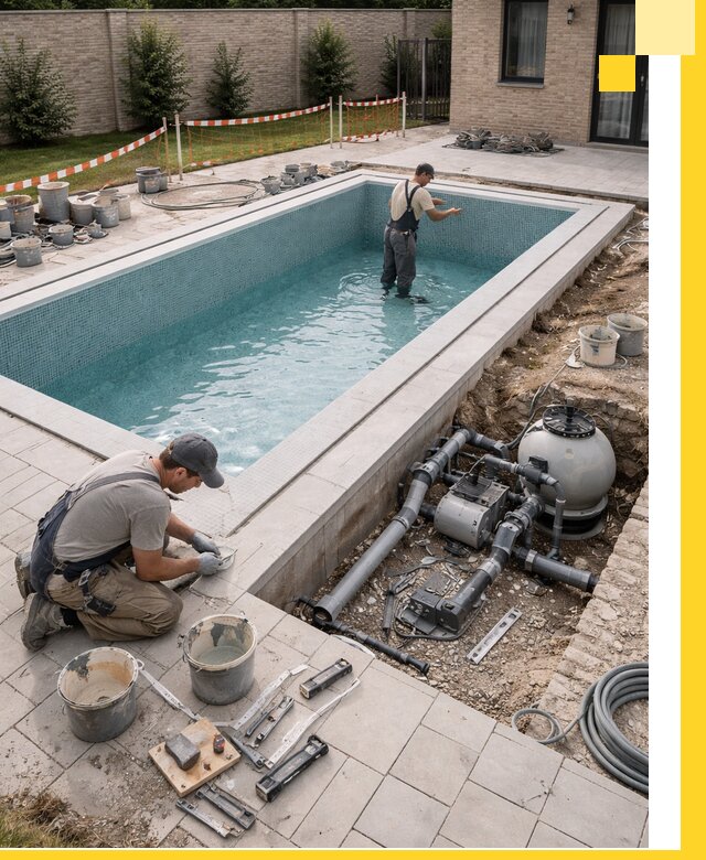 Строительство бассейнов под ключ в Дедовске: проекты и монтаж