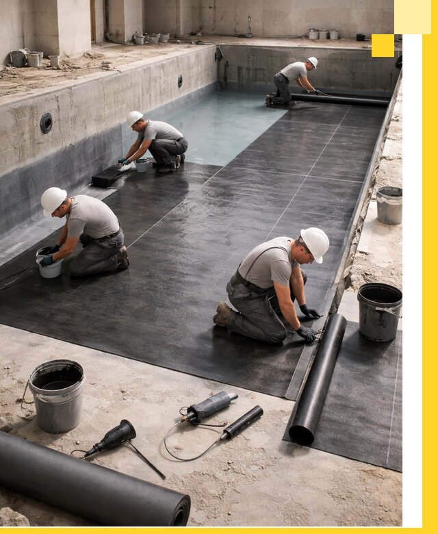 Профессиональная гидроизоляция бассейнов и чаш в Дедовске под ключ