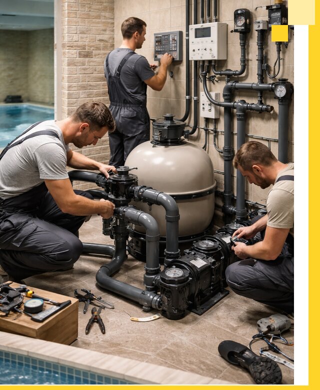 Комплексное оборудование для бассейнов под ключ в Дедовске