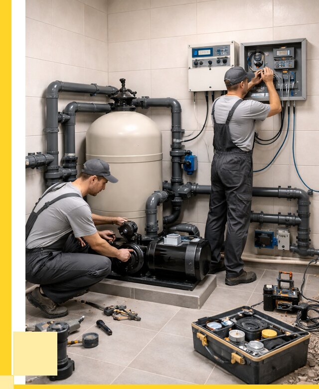 Монтаж оборудования для бассейнов в Дедовске от 43980 р. | ЭриданДдв