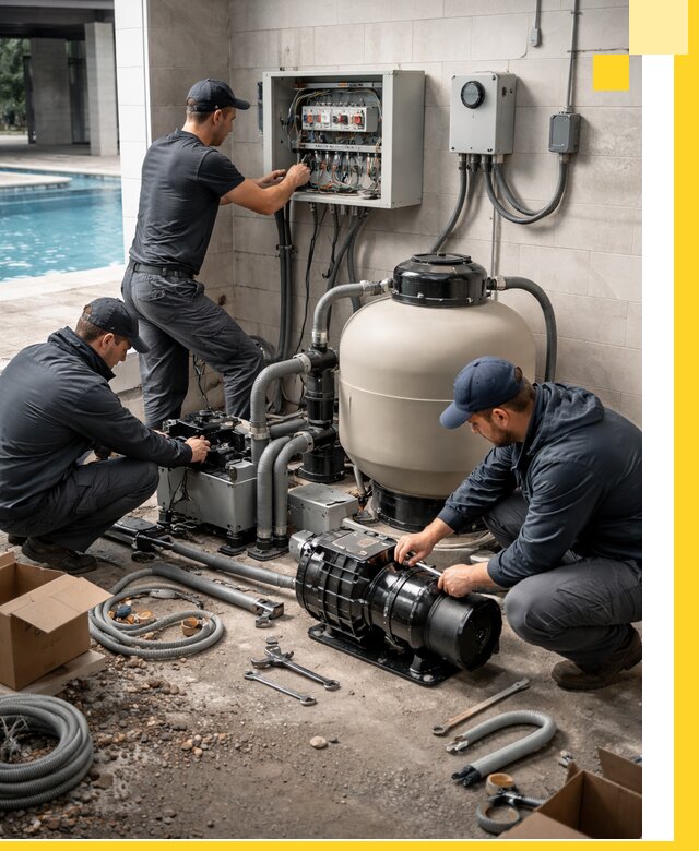 Профессиональный монтаж оборудования для бассейнов в Дедовске