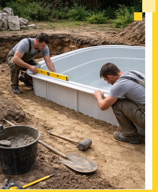 Производство и установка пластиковых бассейнов в Дедовске под ключ