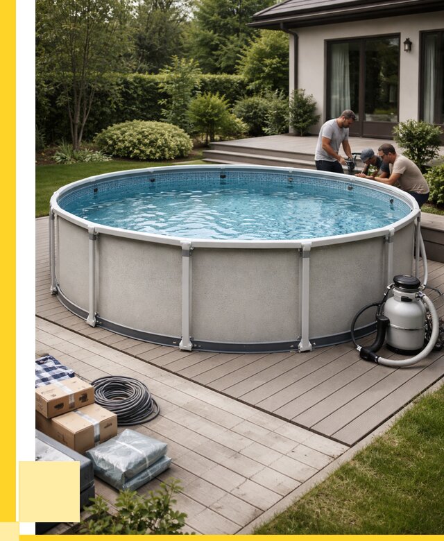 Купить каркасные бассейны в Дедовске от 49478 р. | ЭриданДдв