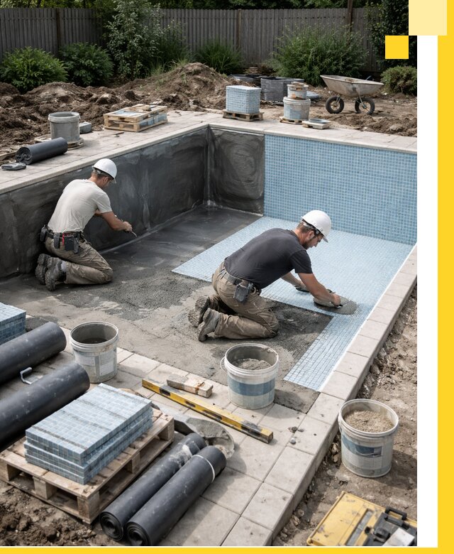 Проектирование и строительство стационарных бассейнов в Дедовске