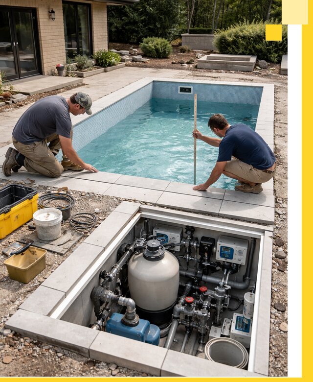 Строительство качественных домашних бассейнов под ключ в Дедовске