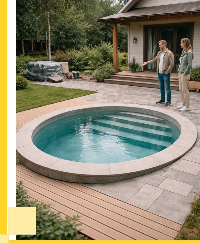 Бассейн на даче под ключ в Дедовске от 219900 р., ЭриданДдв