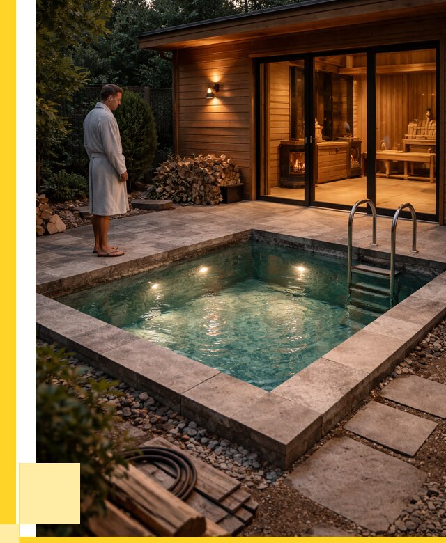 Бани с бассейном под ключ в Дедовске от 104453 р. | ЭриданДдв