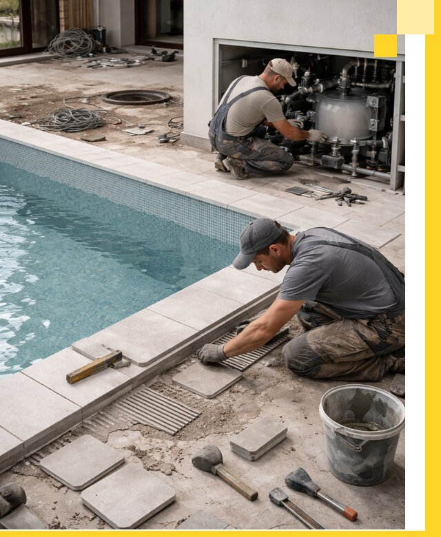 Строительство и монтаж бассейнов в коттедже в Дедовске