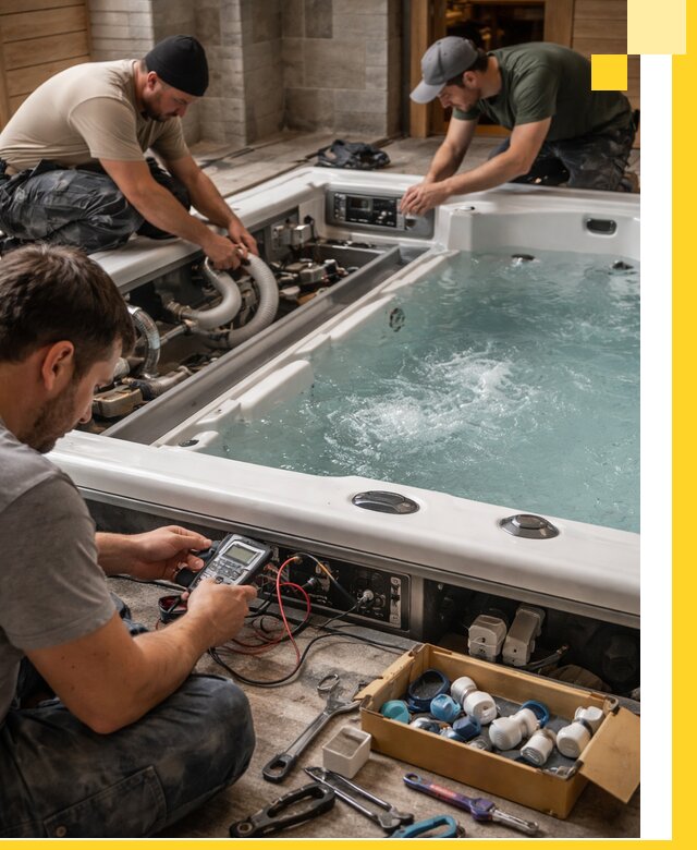 Гидромассажные бассейны под ключ в Дедовске, дизайн и монтаж