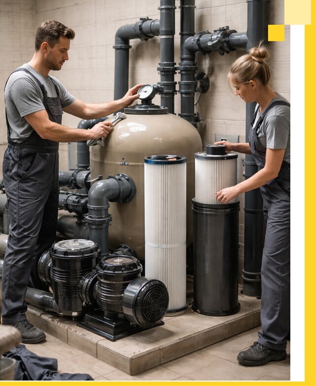 Фильтры и системы фильтрации для бассейнов в Дедовске