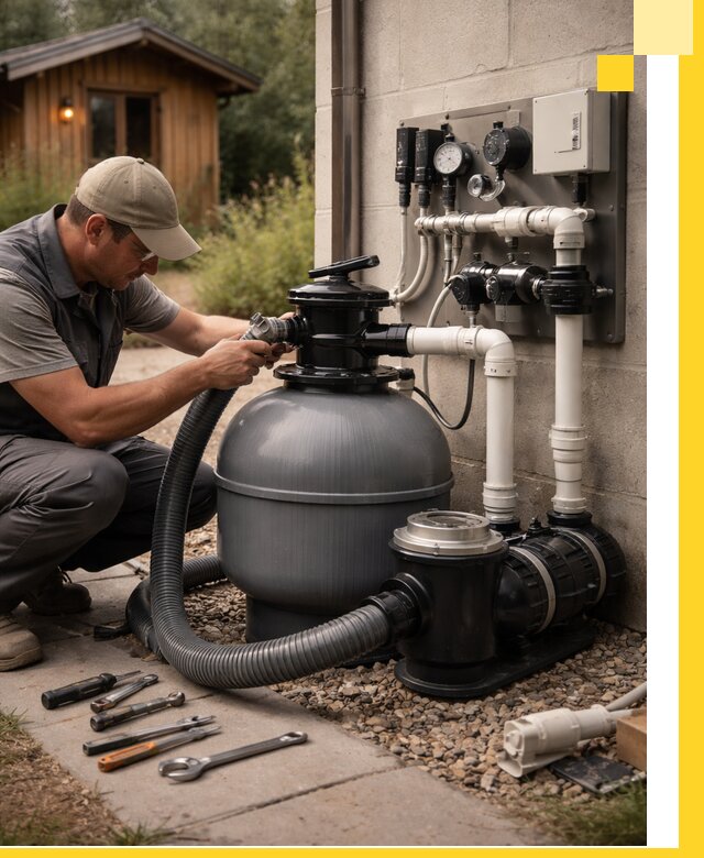 Продажа и монтаж фильтров и насосов для бассейнов в Дедовске