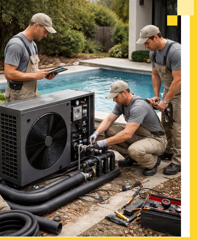 Проектирование и установка тепловых насосов для бассейнов в Дедовске