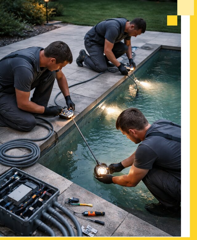 Профессиональное освещение бассейнов в Дедовске: дизайн и монтаж