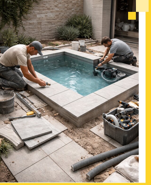 Мини бассейны под ключ в Дедовске, дизайн и установка