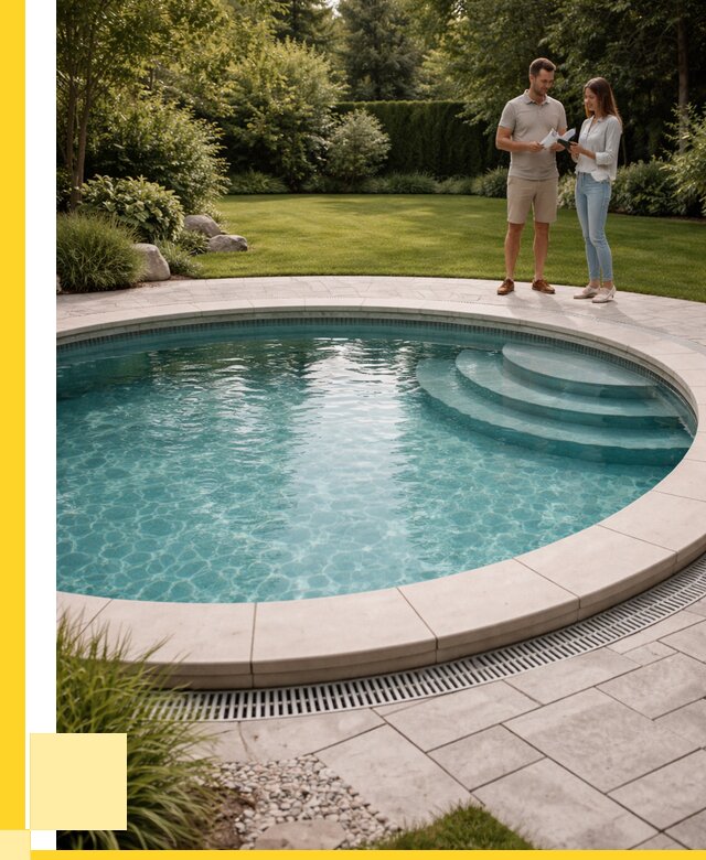 Круглые каркасные бассейны купить в Дедовске от 274875 р. | ЭриданДдв