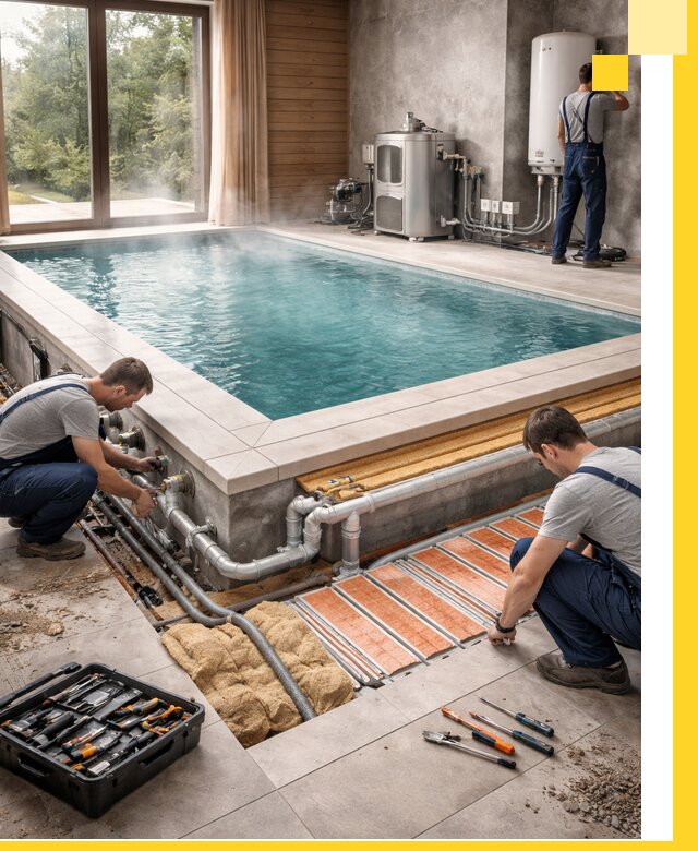 Проектирование и строительство тёплых бассейнов в Дедовске