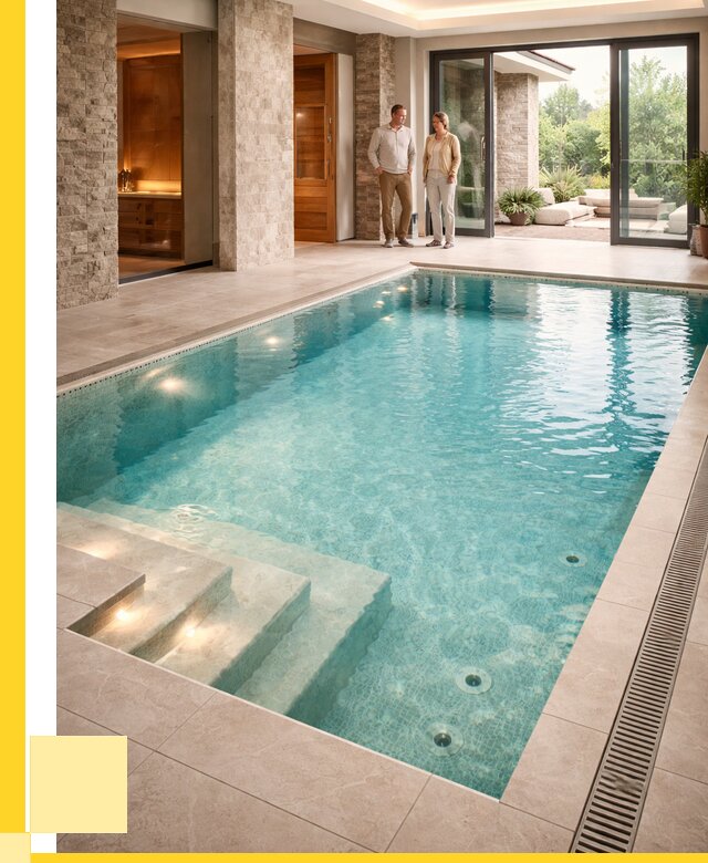 Бассейн во дворе в Дедовске: проект, отделка от 1319400 р. | ЭриданДдв