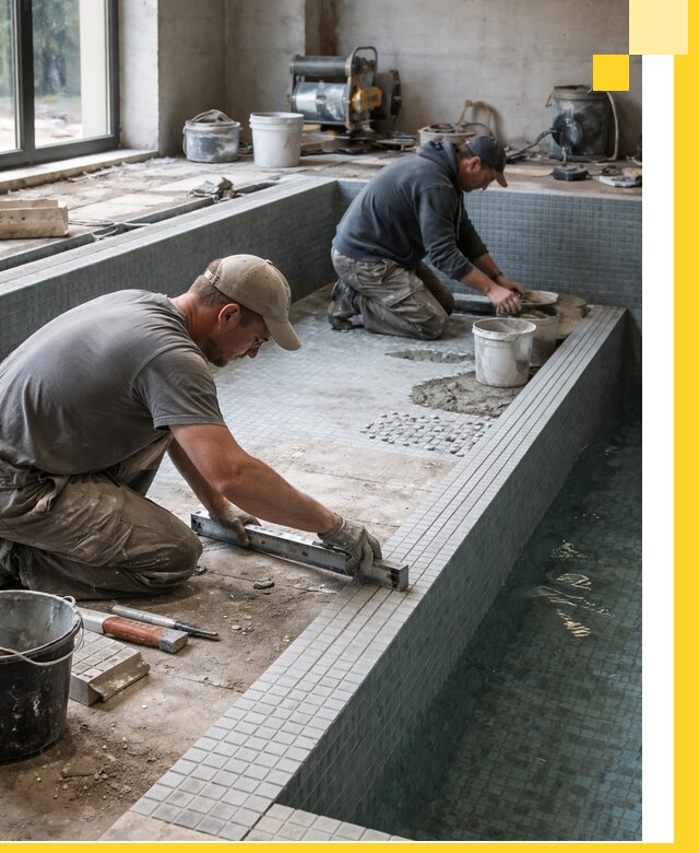 Строительство бассейна в частном доме в Дедовске под ключ