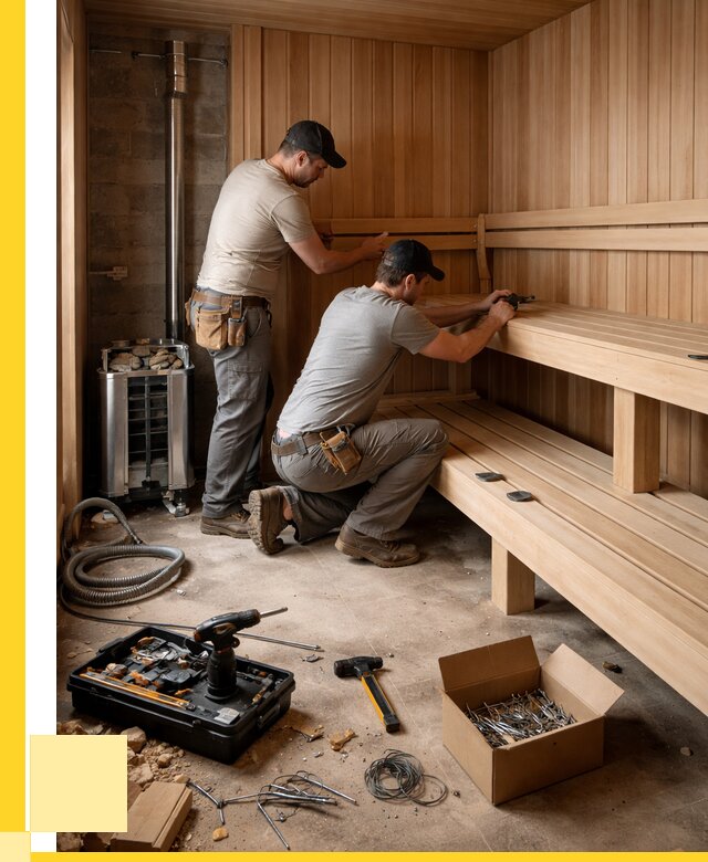 Монтаж саун под ключ в Дедовске от 131940 р. | ЭриданДдв