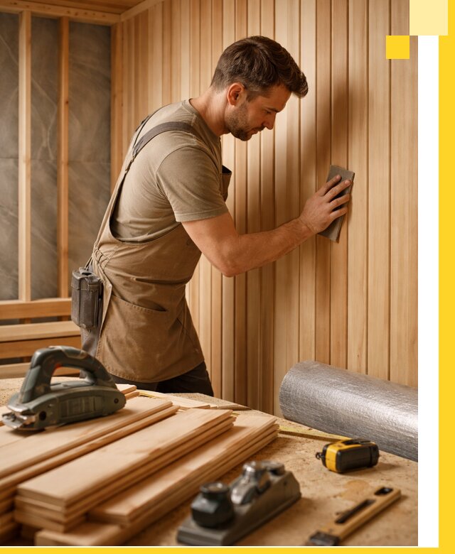 Профессиональная отделка саун и парных под ключ в Дедовске