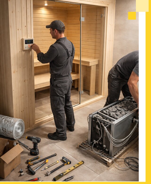 Поставка, установка и монтаж электрических саун в Дедовске