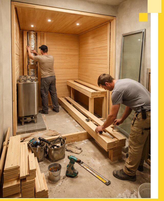 Проектирование и установка домашних саун под ключ в Дедовске