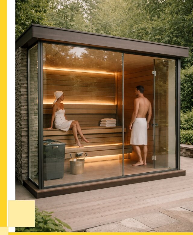 Сауна стеклянная и двери для сауны в Дедовске от 274875 р. | ЭриданДдв