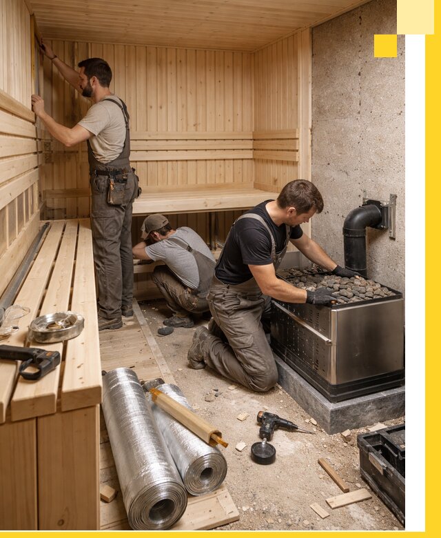 Индивидуальные сауны на заказ в Дедовске под ключ, проект и монтаж